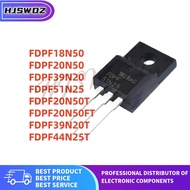 10PCs FDPF20N50FT FDPF20N50 FDPF39N20 FDPF51N25 FDPF39N20T FDPF20N50T FDPF44N25T FDPF18N50 TO-220F 1