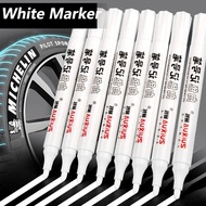 Multifunctional Waterproof Quick Drying White Marker Pen Durable Oily Car Tire Paint Graffiti Pen DIY Student Created Drawing Marker Pen