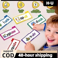 [H·U] Reading Rhyming Flip-books For Educational Reading Card Games PH