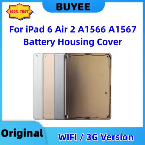 OEM New For iPad 6 Air 2 A1566 A1567 Battery Housing Cover Back Door Case Replacement