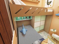 🙊📣觀塘安柏苑 九龍啟欣苑細睡房設計上下床 碌架床高架床多功能兒童房上下床組合櫃一體式設計