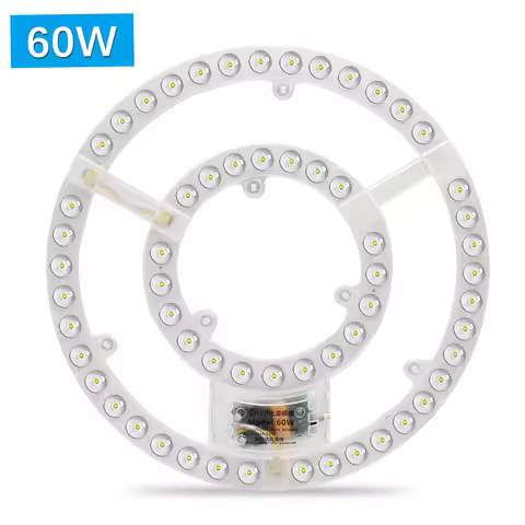 Ceiling Light Replacement Led Module 220v Led Panel 60W Round Light Panel Board Module Lamp For Ceil