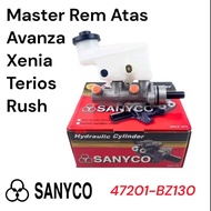 Brake Master Upper Brake Assy Avanza 1.5 Xenia VVTI Terios Rush OEM Sanyco Taiwan 47201-BZ130/BZ100