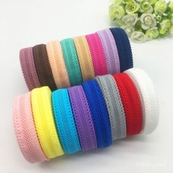 Taiwan Shipping 4.5m Lace Elastic Band Mesh Hollow Webbing Baby Hair Sewing Accessories 1.5CM Wide P