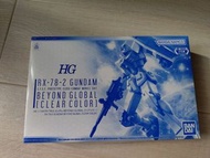 HG RX-78-2 Gundam Beyond Global Clear Color Limited Item