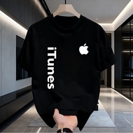 KATUN ITunes And Logo Simple Style Technology Premium Cotton Combed Thick T-Shirt Precise Choice For