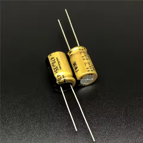 5Pcs/50Pcs NICHICON 35V470uF FW Series 10x16mm HiFi Audio Electrolytic Capacitor