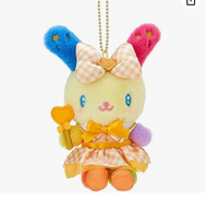 Sanrio ผู้ถือพวงกุญแจห้อยกระเป๋ามาสคอต Korokoro Kuririn Gudetama Usahana Tuxedo Sam จัดส่งจากโดยตรงจ