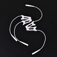2pcs 2.0mm ear pain relief clip tens electrode lead wire connecting cable  〔YY32〕