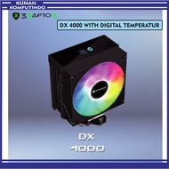 DIGITAL TEMPERATURE RAPTOR DX 4000 CPU COOLER ARGB SYNC 4 PIPE ALUMINIUM RAPTOR DX 4000