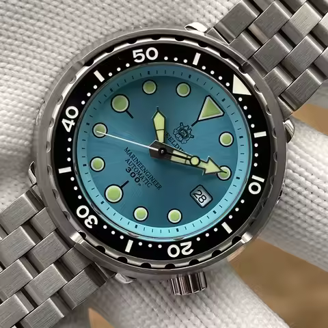 2023 New SD1975 STEELDIVE Tuna Classic Watch For Men Super Luminous Ceramic Bezel 300M Waterproof 31