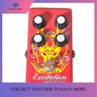 TECHCHIP-Electric Guitar Effect British Distortion Effect Pedal Built-in FET TransistorDistortion To