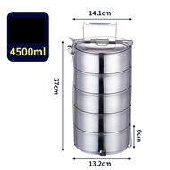 304กล่องข้าวสเตนเลส กล่องอาหารพกพา   กล่องข้าวพกพา กล่องใส่อาหารสแตนเลส กล่องข้าวไมโครเวฟ ชุดกล่องข้