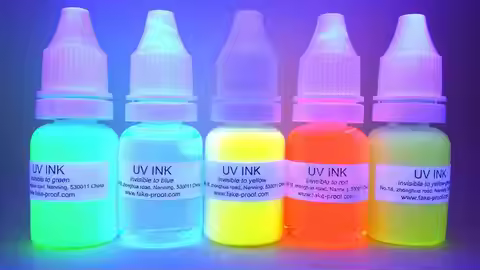 Anti-counterfeiting Seal Ink, No Fading, Unerasable UV Invisible Stamp Ink UV INK 10ml