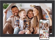 FULLJA 10.1 inch Digital-Picture-Frame WiFi - Smart Digital Photo Frame, IPS HD Touch Screen Display