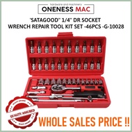 'SATAGOOD'' 1/4'' DR SOCKET WRENCH REPAIR TOOL KIT SET -46PCS -G-10028