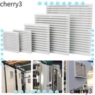 CHERRY Shutters Fan Grille, ABS Without Fan Cabinet Ventilation Filter, White Filter Panel
