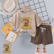 Unisex Trendy Tung-tung Sahur Children's Suit Ages 1-5 Years