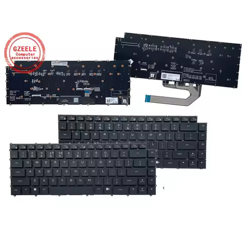 New For DELL Alienware X16 R1 X16 R2 P120F US Laptop Keyboard Black 0W0XN5 W0XN5 0WH5Y9 WH5Y9