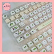 Keycaps PBT MOA Profile English Custom Cute set Keyboard Keycap alice
