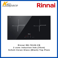 Rinnai RB-7012H-CB 2 zone induction hob (70cm) Schott Ceran Glass (Black) Top Plate
