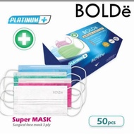 Terlaris bolde surgical mask isi 50 (masker medis)