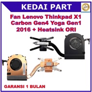 Fan Lenovo ThinkPad X1 Carbon Gen4 Yoga Gen1 Gen2 Gen3 2016 With Heatsink 01AW976 00JT800 ORIGINAL