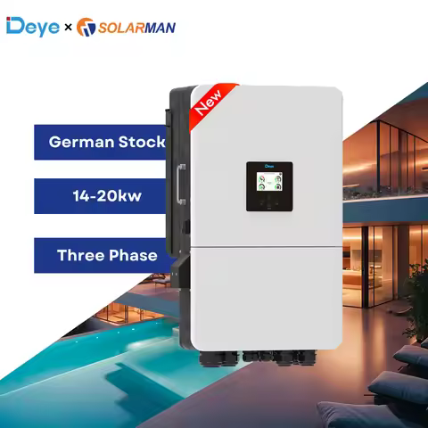 Deye 3 Phase Hybrid Inverter SUN-14/15/16/18/20K-SG05LP3-EU-SM2 Hybrid Solar Inverter Stock deye 20k
