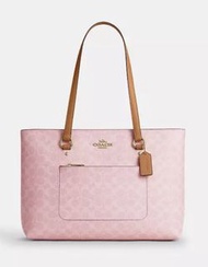 Coach 粉色托特包