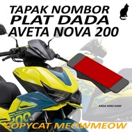 NOVA 200 FRONT CHEST NUMBER PLAT BRACKET AVETA NOVA 200 TAPAK NOMBOR PLAT DADA AVETA NOVA 200