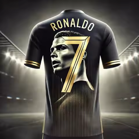 Ronaldo Crew Neck #7 Jersey Quick-Drying Casual 3d Printed Sports Jersey T-Shirt For Men And Women