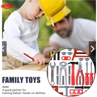 _ 38 Pcs Toolbox Toy Set – Kids Pretend Play Construction Tools Kit