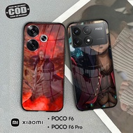 Glass Softcase For poco F6 & poco F6 PRO - Cellphone Case poco F6 & poco F6 PRO [T73].