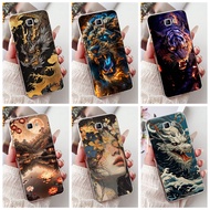 For Samsung Galaxy J7 Prime On7 2016 J 7 Prime2 G610F SM-G610Y New Cool Dragon Painting Soft Silicon