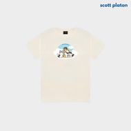 Áo Nữ Baby Tee Cats on the cloud - Chất liệu cotton dày dặn đứng form Scott Platon