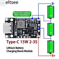 GD Type-C USB 2/3S BMS 15W 8.4V 12.6V 1.5A 2S 3S BMS Lithium Battery Charging Boost Module With Bala