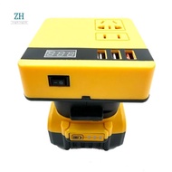 Multifunction Power Inverter DC 18V to 220V Inverter Adapter Power Supply Inverter for  18V 20V Batt