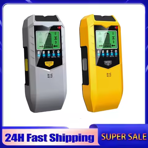 SH402 Wall Stud Finder Sensor Wall Scanner 5 in 1 LCD Electronic Detector Edge Center Wood Current M