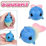 authentic Exquisite Fun Whale Scented Squishy Charm Slow Rising 12Cm Simulation Kid Toy For Children