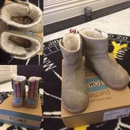 Toms 小童民俗風雪靴 8號