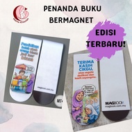 "READY STOCK" 1Pek 1keping Penanda Buku Bermagnet (Edisi Terbaru) - Magbook