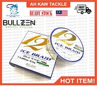 Bullzen Ice Braid x12 Fishing Line Bullzen Braided Line Tali 12 Sulam Bullzen Fishing Accessories Ta