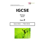 IGCSE Biology 0610 | Paper 2 | Question Papers