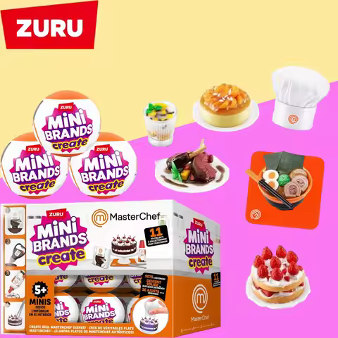 Zuru Mini Brands Blind Box 5 Surprises Masterchef Set Brands Masterchef Series 1 Mystery Ball Bundle