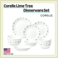 Corelle Premium Lime Tree 10p Dinnerware Set/Corelle USA set/ Dinnerware Corelle set/Plate/Bowl/Kitchen /Corelle Dining Sets/side dish/ Plate /Corelle bowl/Corelle set