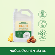Nước rửa chén bát sinh học ENZYCO 4L - Chiết xuất Bồ hòn và Enzyme Dứa
