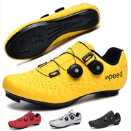 Professional Men Cycling Shoes Breathable Hard-soled Booster Road Cycling Lock Shoes Women Spd Road 