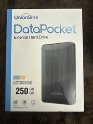 現貨🎊 UnionSine DataPocket HD2513 型號的250GB 外接硬碟 UnionSine External Hard Drive 250GB 2.5" Desktop HDD U