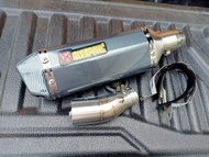 ชุดท่อสลิปออน ZNinja250-300+ปลายท่อ AK 14 นิ้วมีจุกลดเสียง( Z250 Ninja250 ปี 2018 ขึ้นไปใส่ไม่ได้)