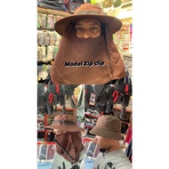 Topi Pancing Topi Mancing Topi Kerja Hadang Panas  Topi Kebun Topi Tutup Muka Topi Hiking  Kebun UV Protection Hat